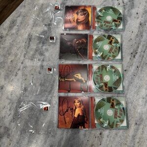 Taylor Swift TLOAS signed cds all 4